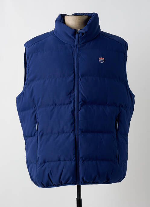 Geacă matlasată albastru C17 bărbat