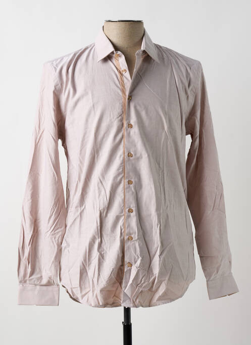 Cămașă cu mâneci lungi bej IZAC bărbat