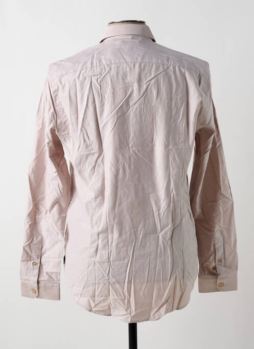 Cămașă cu mâneci lungi bej IZAC bărbat