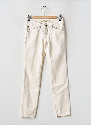Blugi cu croială slim bej TEDDY SMITH fată