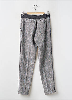 Pantalon chino talie elastică talie elastică gri TEDDY SMITH fată