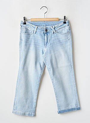 Pantalon trei sferturi albastru TEDDY SMITH fată