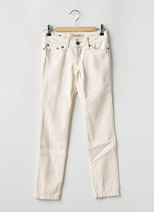 Blugi cu croială slim bej TEDDY SMITH fată