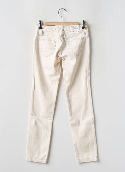 Blugi cu croială slim bej TEDDY SMITH fată