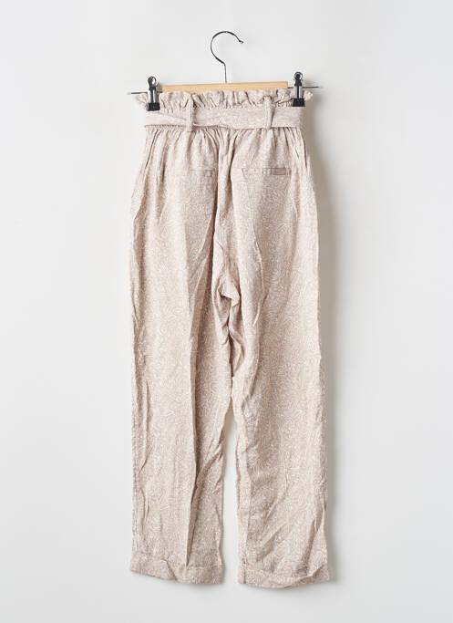 Pantalon drept bej TEDDY SMITH fată