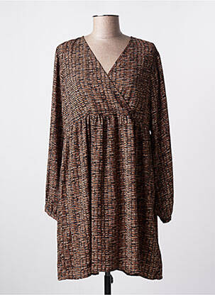 Rochie midi maro AN' GE femeie