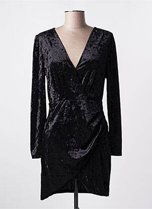 Rochie scurtă mâneci lungi mâneci lungi negru THE KORNER femeie