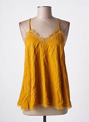 Top galben SCHOOL RAG femeie