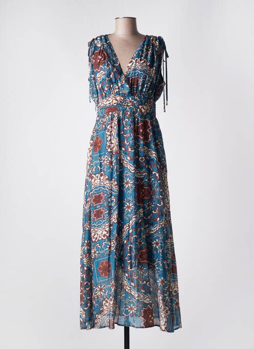 Rochie lungă albastru THE KORNER femeie