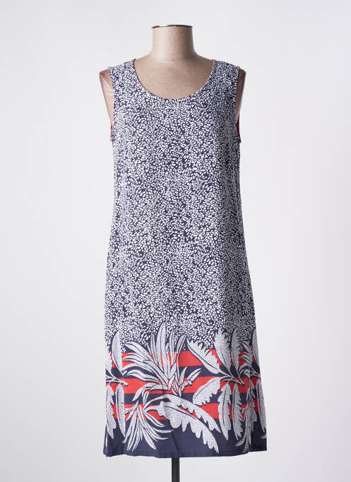 Rochie midi albastru MASSANA femeie