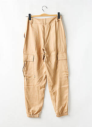 Pantalon cargo talie înaltă talie înaltă bej LEE COOPER femeie