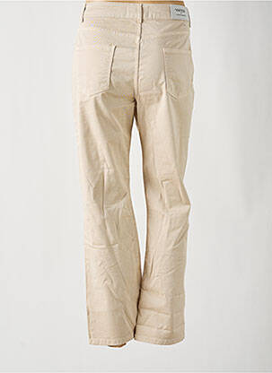 Pantalon drept elasticitate mărime normală bej #OOTD femeie