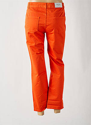 Pantalon drept elasticitate mărime normală portocalie #OOTD femeie