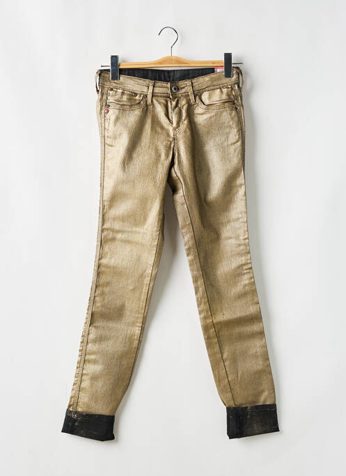 Blugi cu croială slim auriu PEPE JEANS fată