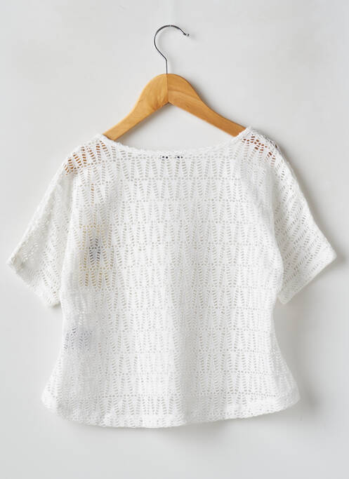 Top alb TEDDY SMITH fată