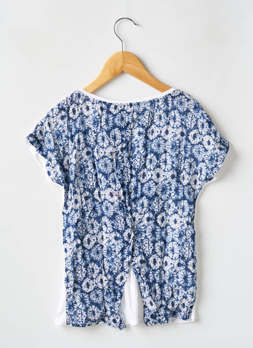 Tricou albastru 3 POMMES fată