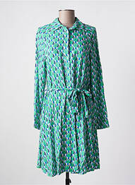Rochie midi mâneci lungi mâneci lungi verde C'EST BEAU LA VIE femme