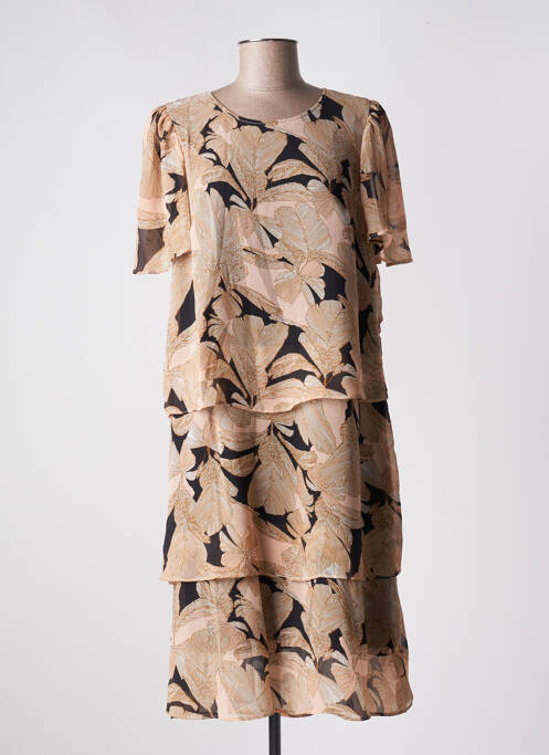 Rochie midi bej SIGNATURE femeie