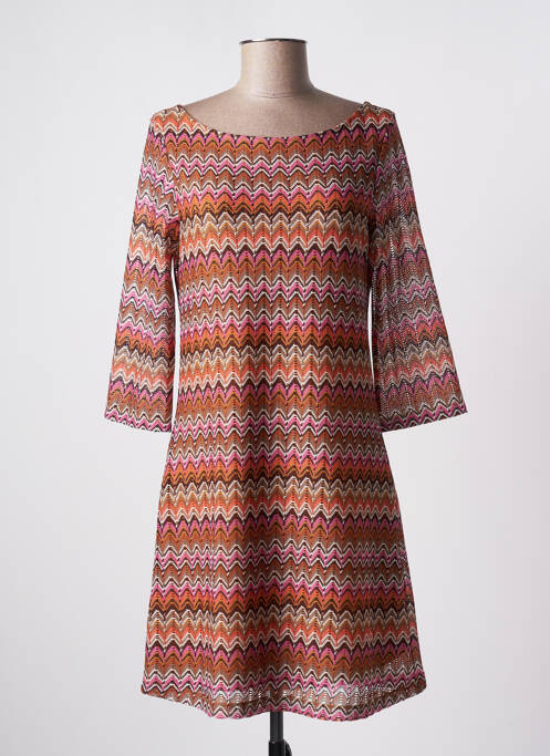 Rochie midi portocaliu LOLA ESPELETA femeie