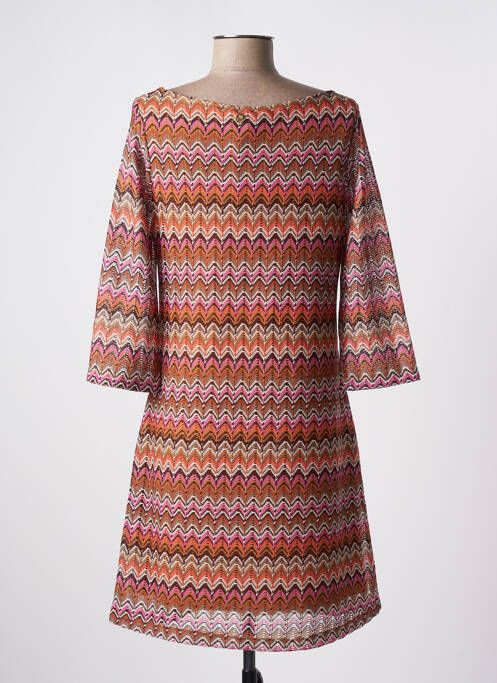 Rochie midi portocaliu LOLA ESPELETA femeie