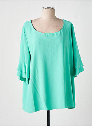 Tunică mâneci lungi verde SPG WOMAN femeie