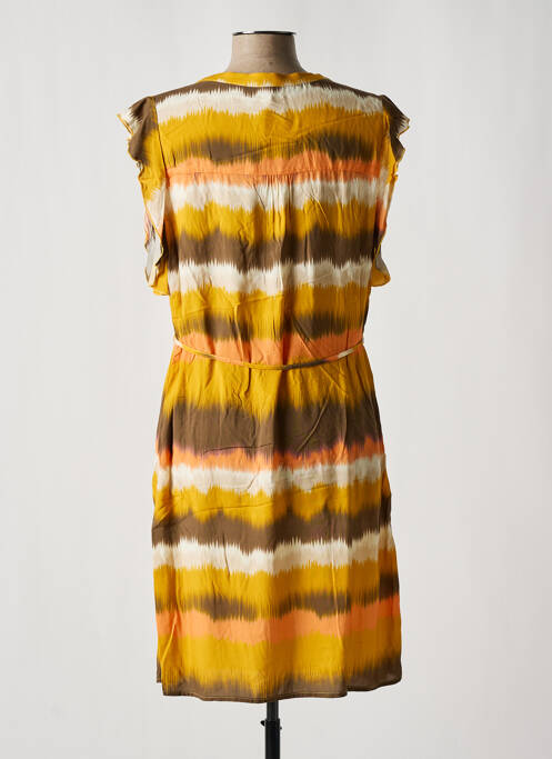 Rochie midi galben FELINO femeie