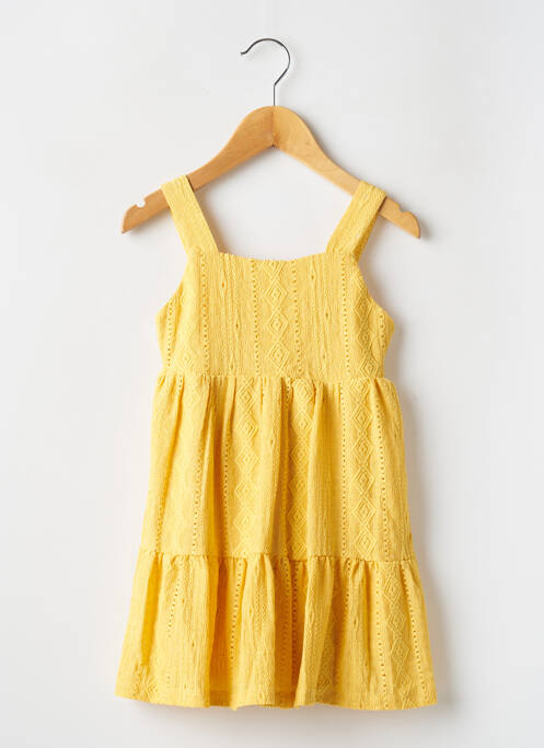 Rochie midi galben MAYORAL fată