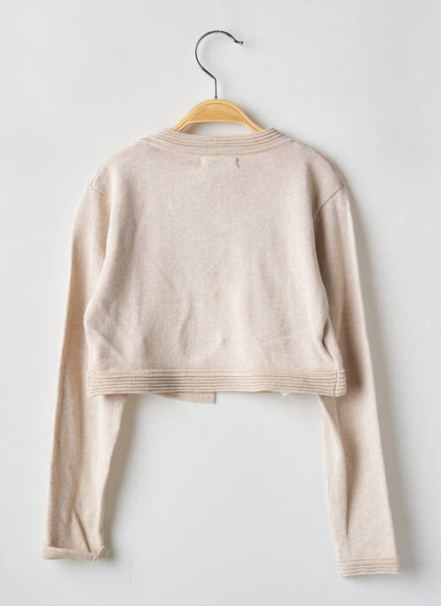 Vestă cu mâneci lungi bej MAYORAL fată