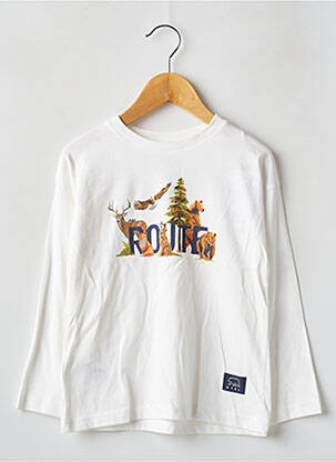 Tricou alb MAYORAL băiat