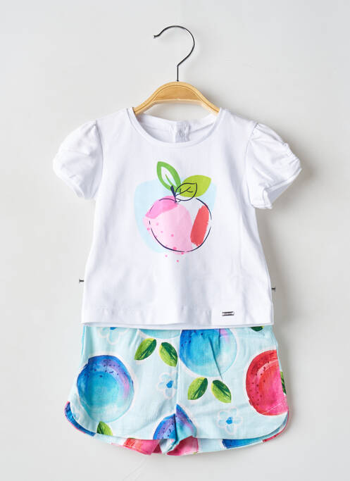 Set șort alb MAYORAL fată