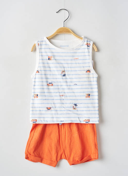 Set șort portocaliu MAYORAL băiat