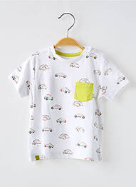 Tricou elasticitate mâneci scurte alb MAYORAL garcon