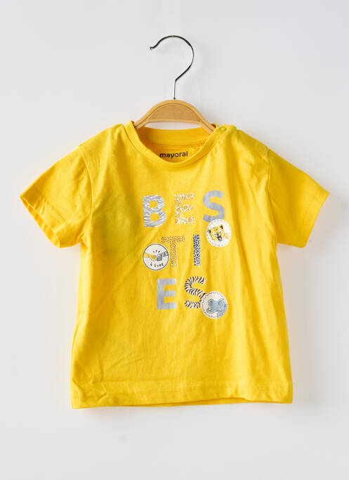 Tricou galben MAYORAL băiat