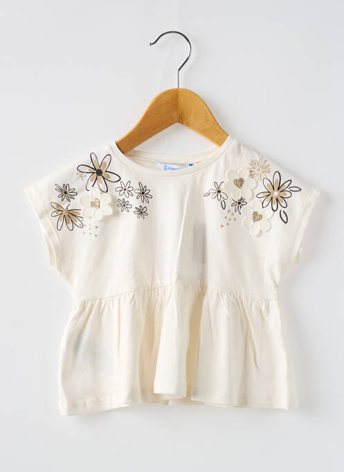 Tunică mâneci scurte bej MAYORAL fată