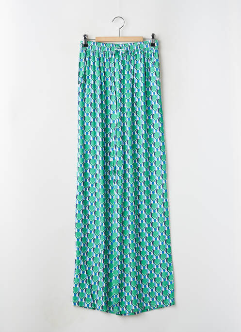 Pantalon larg verde C'EST BEAU LA VIE femeie
