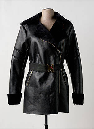 Palton lung negru LOLA CASADEMUNT femeie