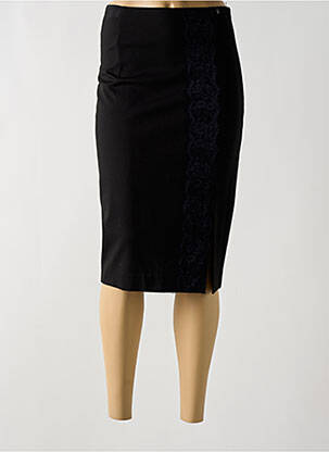 Fustă midi elasticitate negru TWINSET femeie
