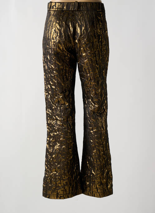 Pantalon evazat auriu OPULLENCE femeie