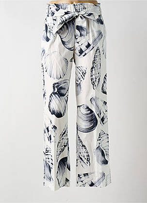 Pantalon larg alb TWINSET femeie