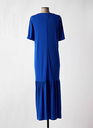 Rochie lungă mâneci scurte mâneci scurte albastru PERSONA BY MARINA RINALDI femeie