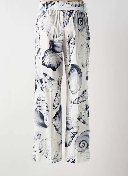 Pantalon larg alb TWINSET femeie