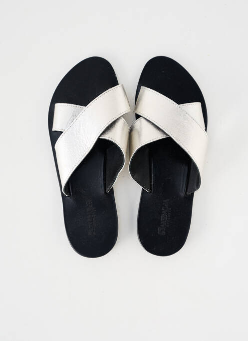 Mulete/Saboți argintiu SANDALIA CYCLADES femeie