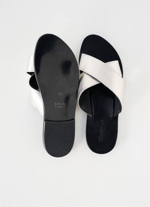 Mulete/Saboți argintiu SANDALIA CYCLADES femeie