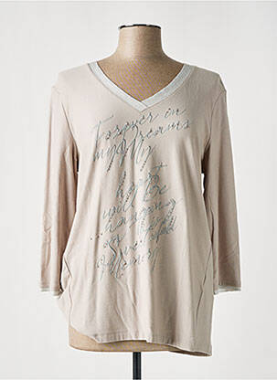 Top bej AIRFIELD femeie