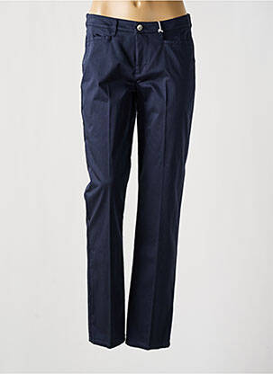 Pantalon slim albastru MAC femeie