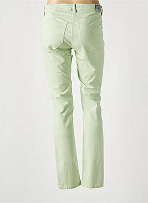 Pantalon slim țesătură poplin mărime normală verde AIRFIELD femeie