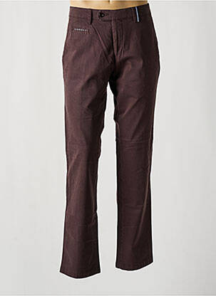 Pantalon chino buzunare maro VIRTUE bărbat