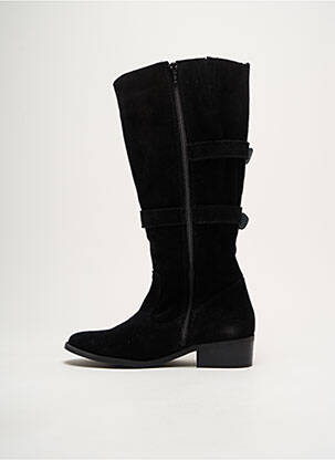 Cizme nubuc toc de 4 la 6 cm negru ARIMA femeie