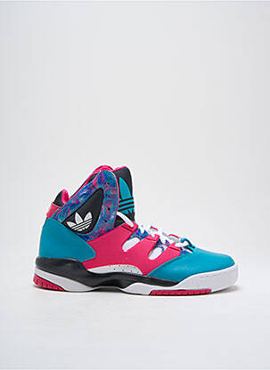 Adidași material neted toc de 4 la 6 cm albastru ADIDAS femeie