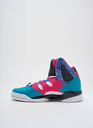 Adidași material neted toc de 4 la 6 cm albastru ADIDAS femeie